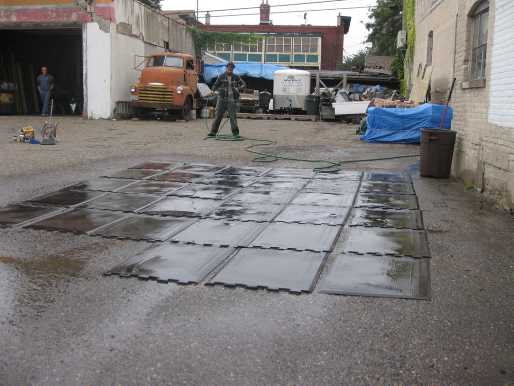 CleaningTheCourtyard