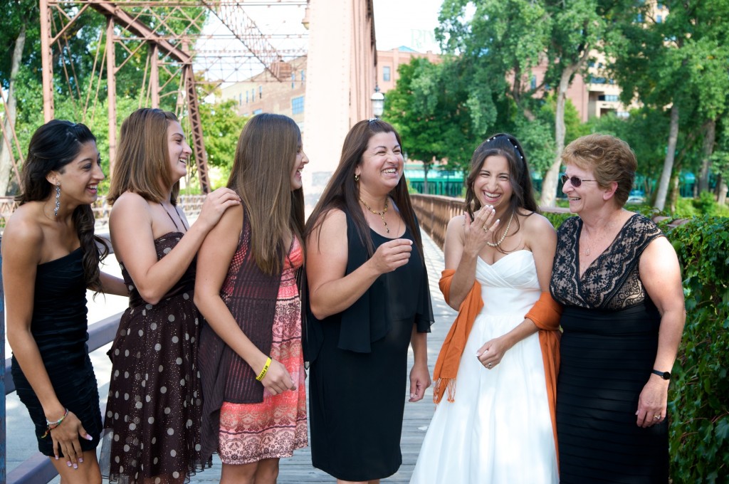 me, my mom, my sister and my nieces